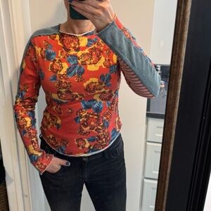 We The Free Floral Multicolor Crop Top